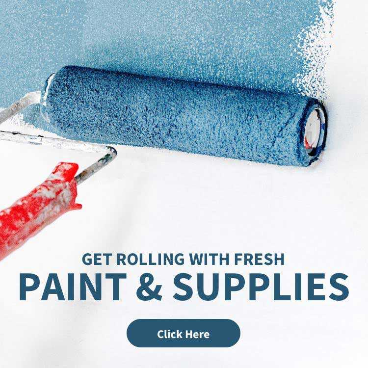 Get rolling with paint and paint supplies at Anderson Lumber