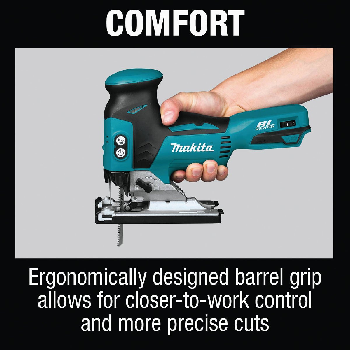 Makita 18 Volt LXT Lithium Ion Brushless Barrel Grip Cordless Jig Saw Tool Only Anderson Lumber