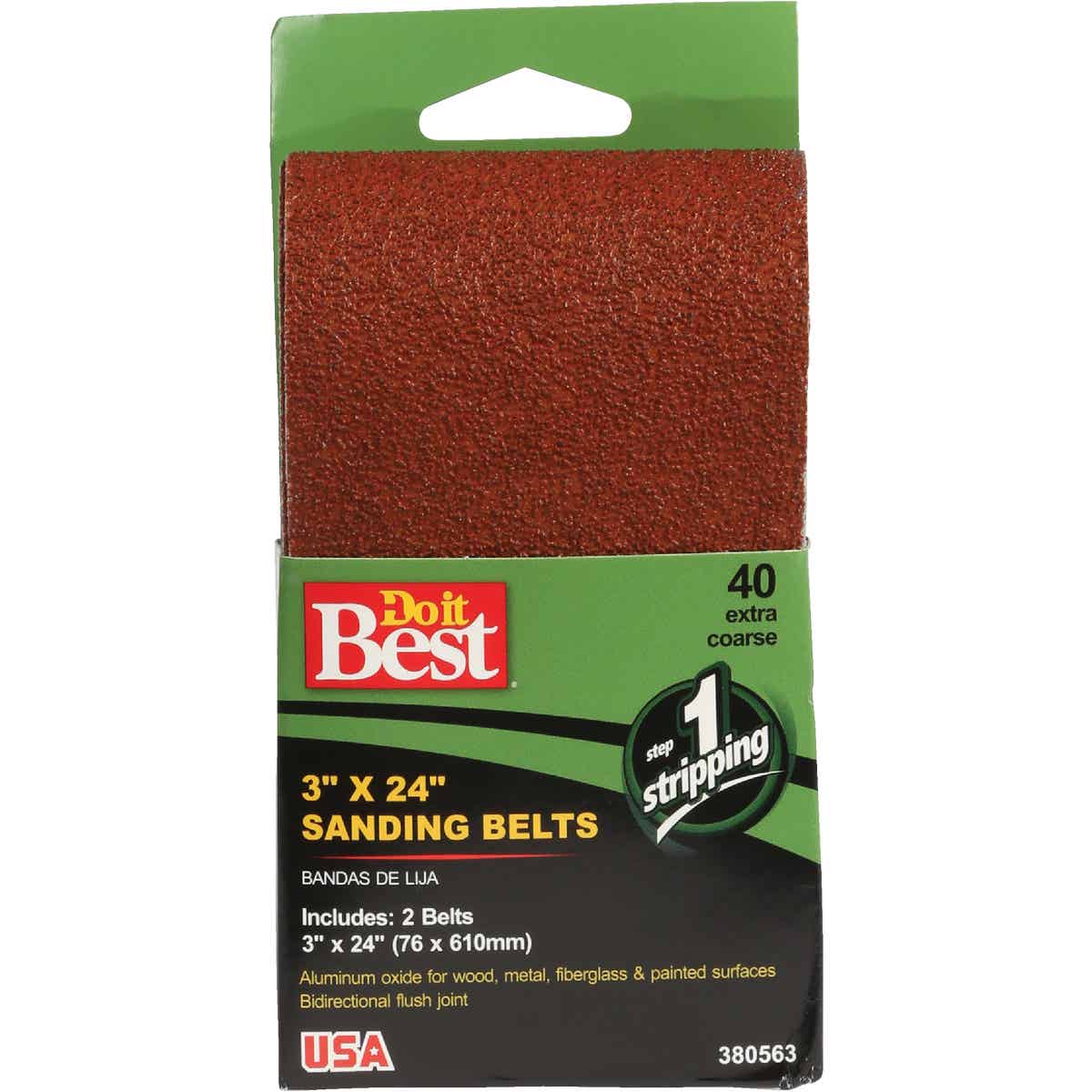 3 x 24 sanding belts best sale