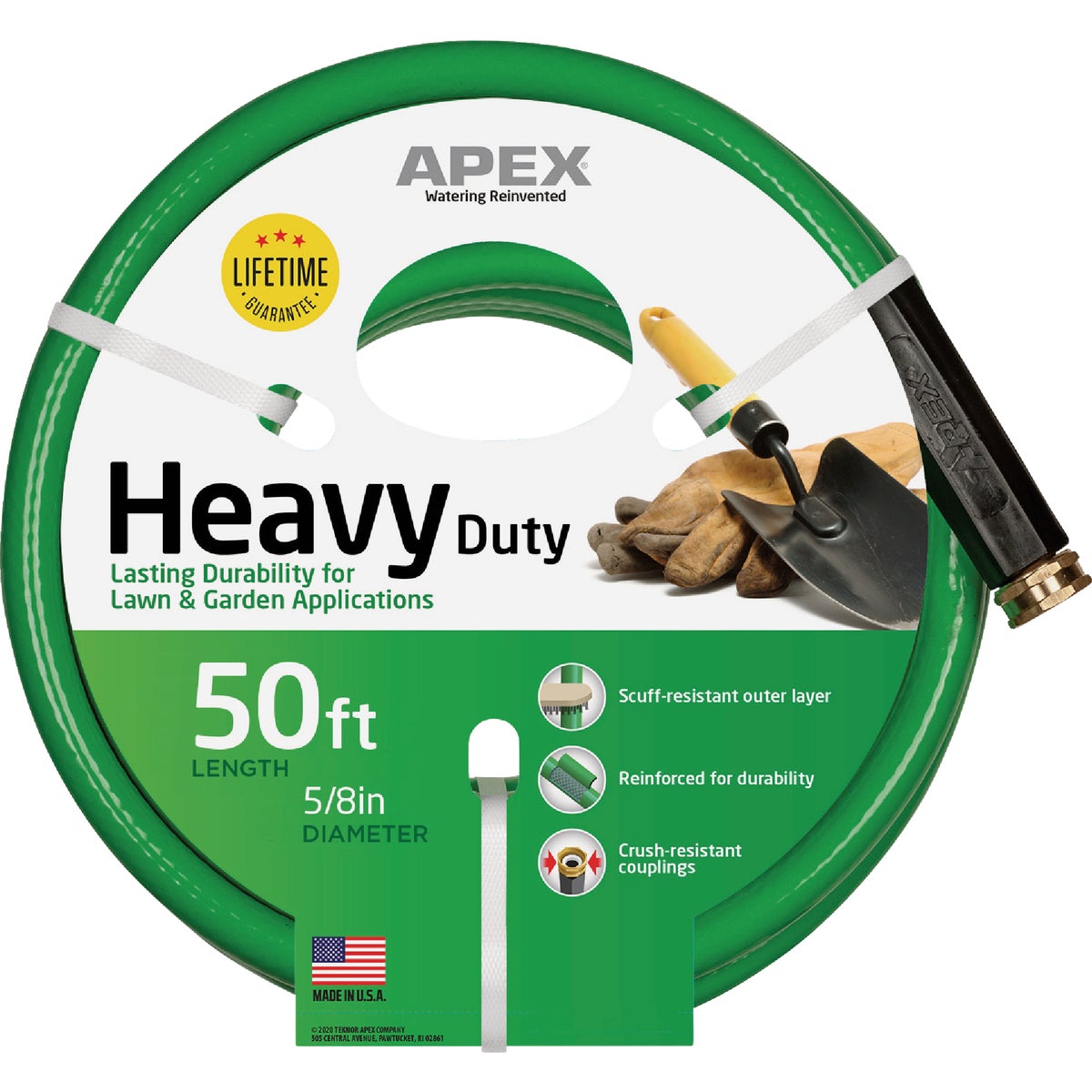 Teknor Apex 5/8 In. Dia. x 50 Ft. Heavy Duty Garden Hose 