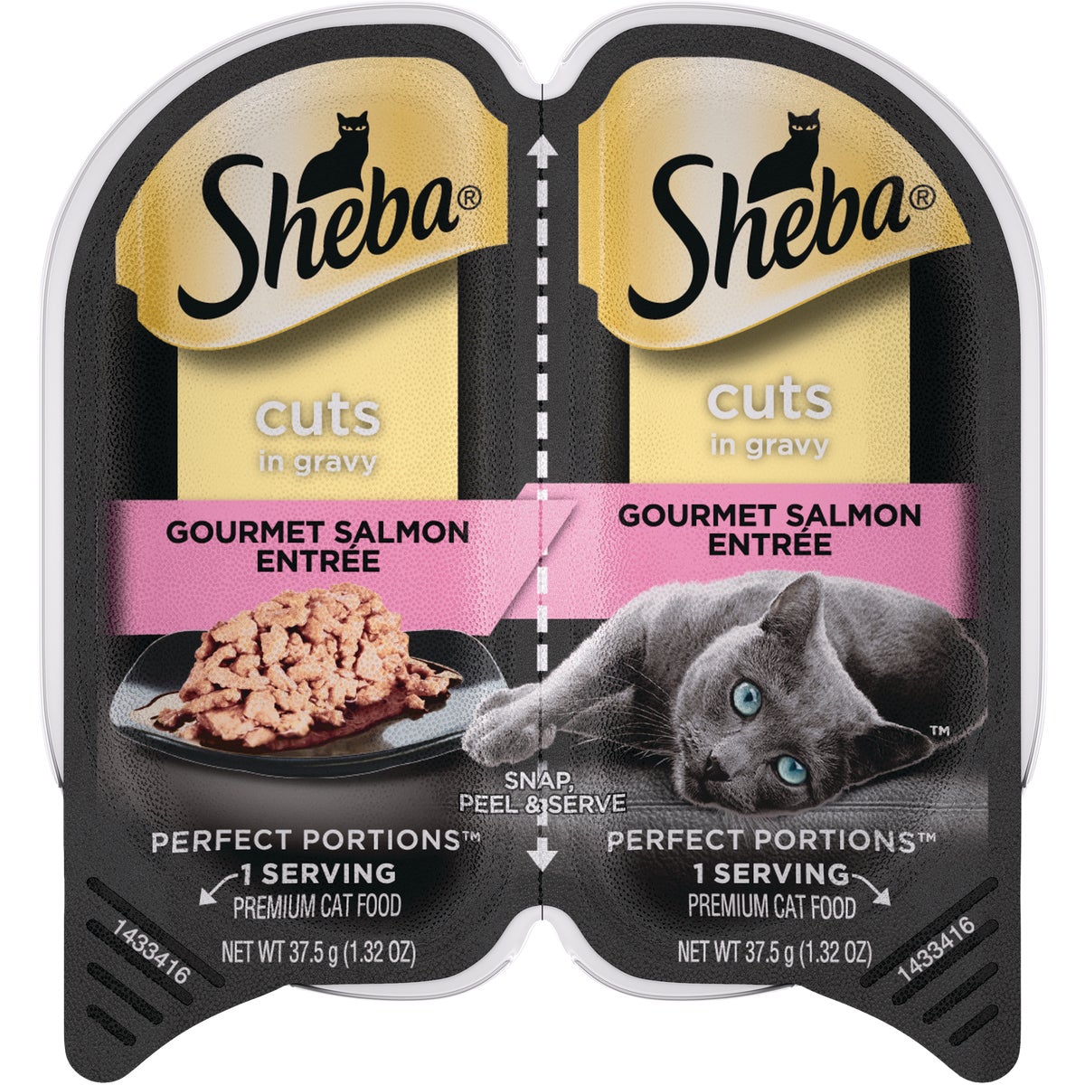 Sheba Perfect Portions Cuts in Gravy 2.6 Oz. Gourmet Salmon Adult Wet Cat Food Anderson Lumber